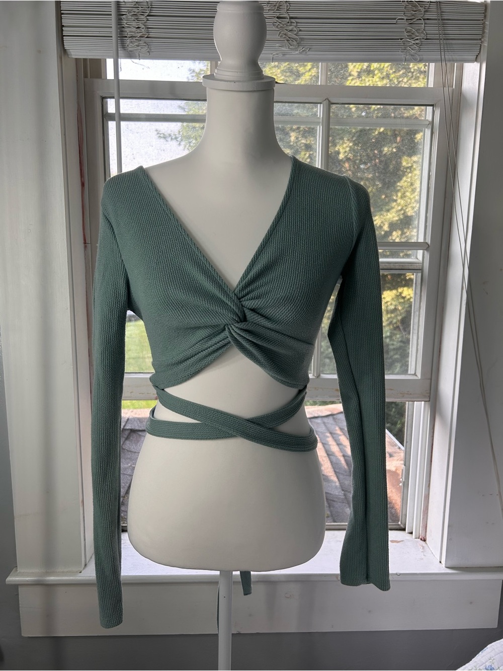 Urban Outfitters Front Wrap Crop Top